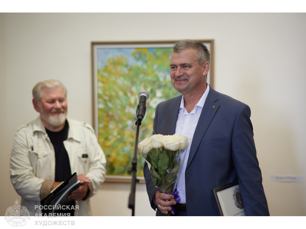 Выставка «Поэзия Крымского побережья» Александра Максименко в Российской академии художеств (Пречистенка, 21). Фото: Виктор Берёзкин, пресс-служба РАХ.