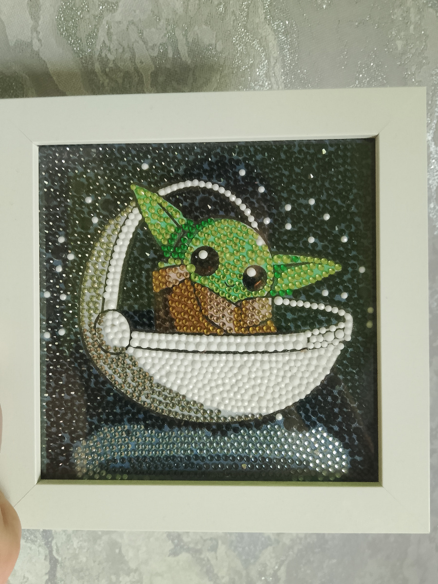 Одна из последних, алмазная картинка