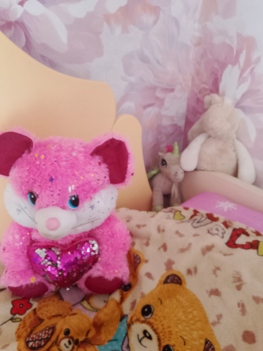 Посадила её любимчиков ей на кровать