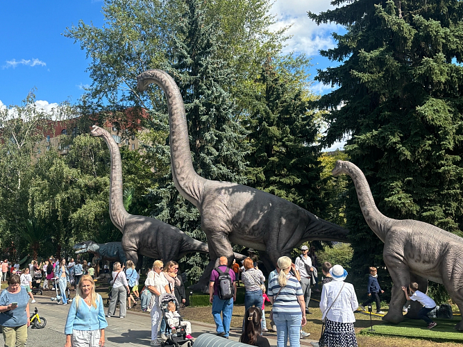 Выставка москва 2030 динозавры