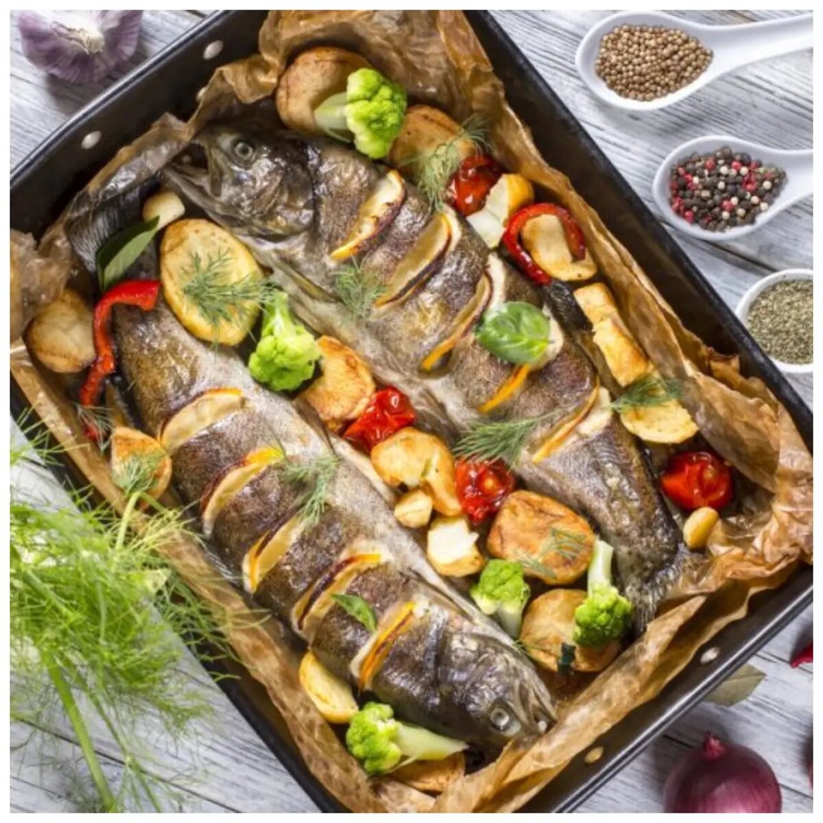    Форель в духовке