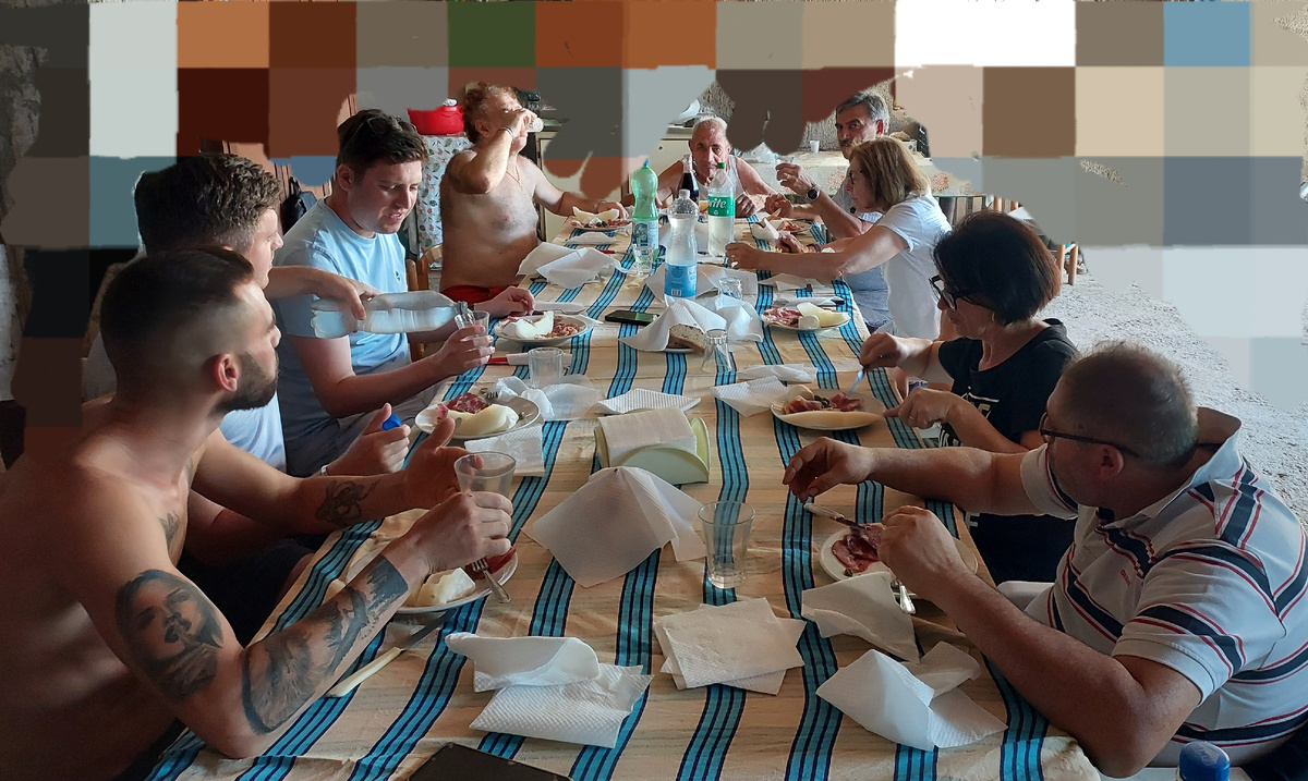 Далеко не все наше семейство,  так как некоторые ушли на море или кушать  с друзьями.  (Фотография автора канала.)