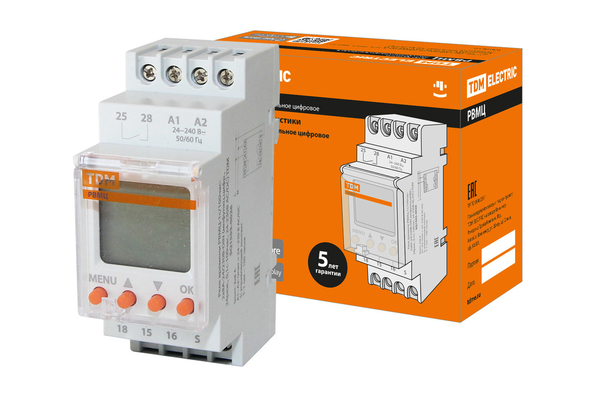 Реле времени РВМЦ TDM ELECTRIC