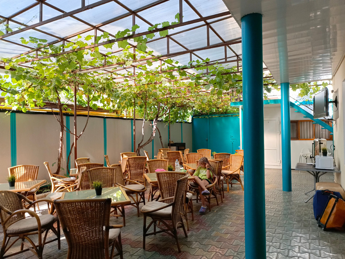 Дворик в гостинице Венера-2. Фото автора