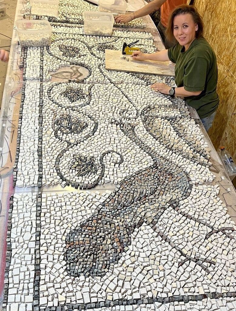 Набор мозаики. Фото - личная страница Марины Хлыбовой