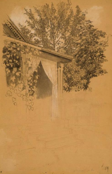 И. И. Шишкин. На даче. 1890-е г.