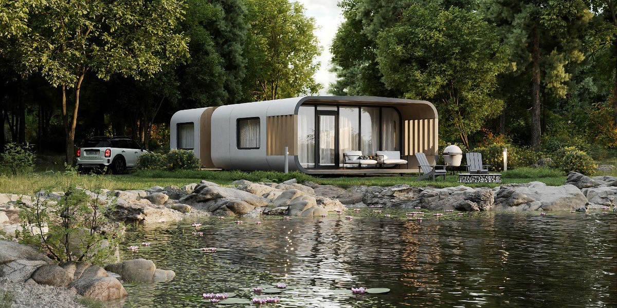 Модульный дом SLIM 3 50 кв.м.