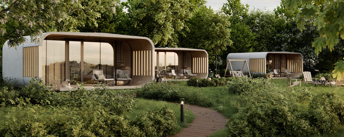 Глэмпинг из домов SLIM 1