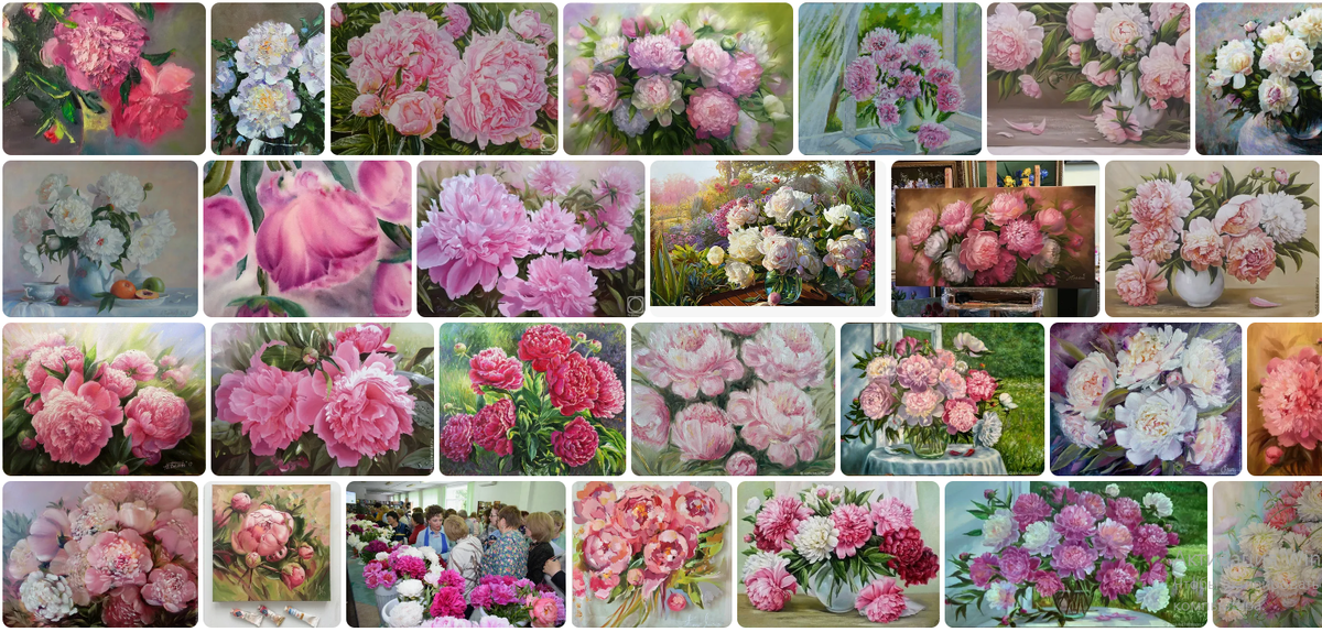 Маленькая капля в море пионов