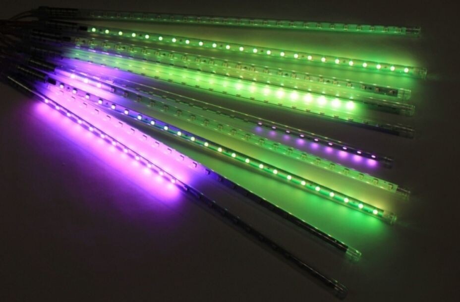 2021 Сосульки Трубки D12mm, 10шт 0,5М RGB LED-PLM-SNOW-480SMD-0.5*4.5M-10-12V-RGB не соедин..