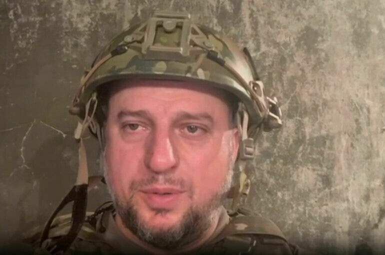   Кадр из видео Апти Алаудинова