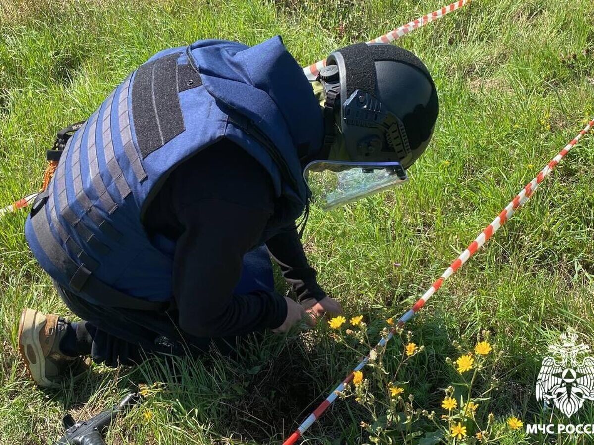    Пиротехники МЧС России в Курской области© Фото : МЧС России