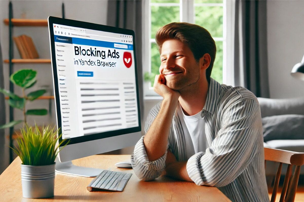 После блокировки рекламы пользоваться браузером станет намного приятнее и удобнее. Источник: нейросеть📷
