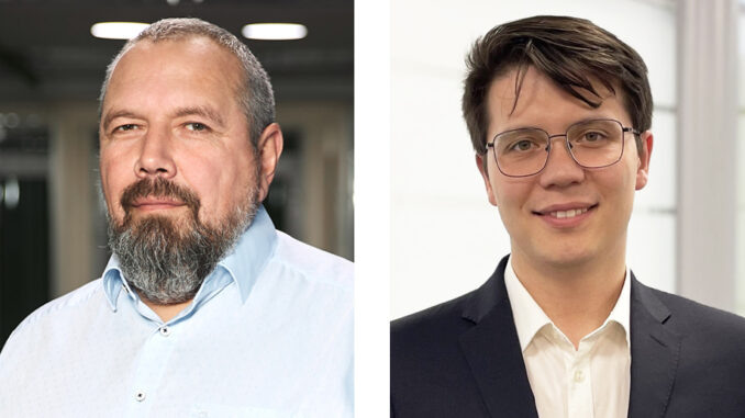 Слева направо: Юрий Ненарокомов, директор департамента инжиниринга TEM Partner; Яков Вдовин, главный технолог TEM Partner