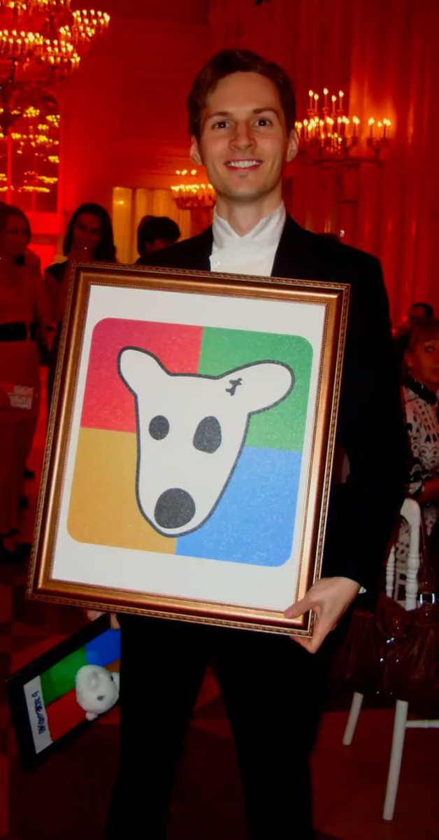 Павел Дуров со своим творением