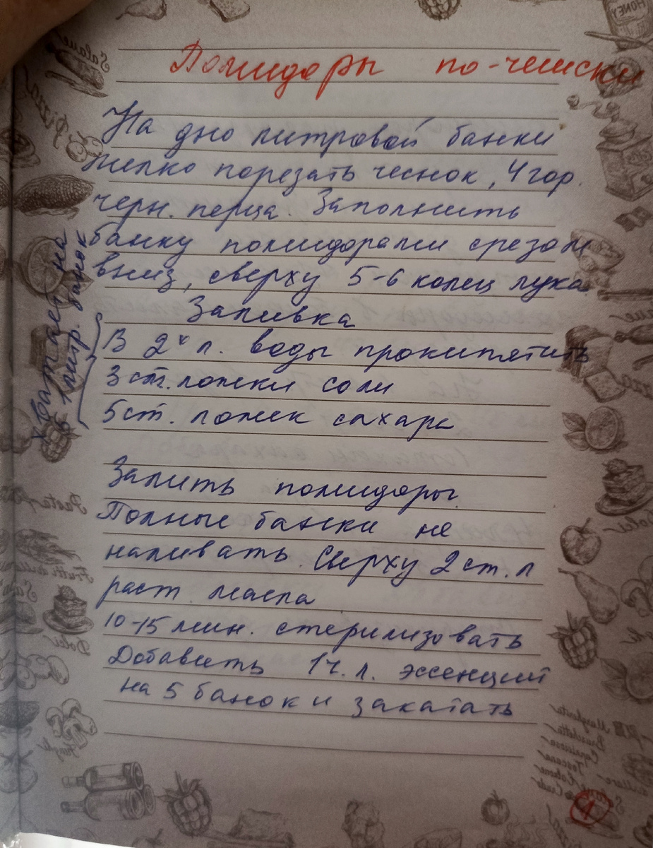 Вот так у меня записано в блокноте
