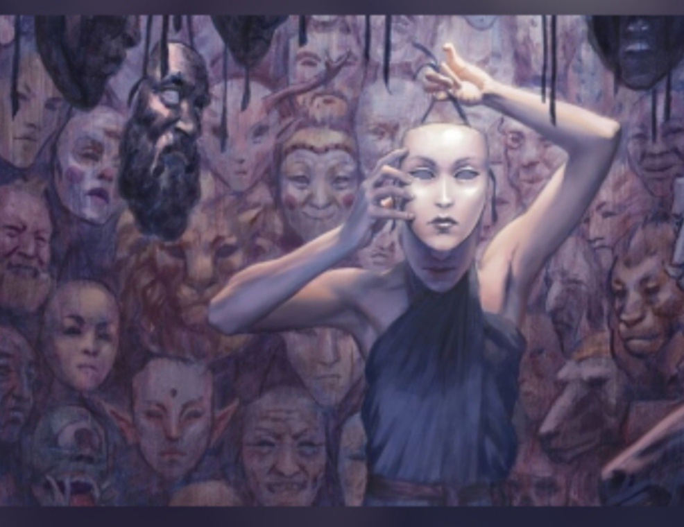 Человек и маски. Картинка из интернета. 