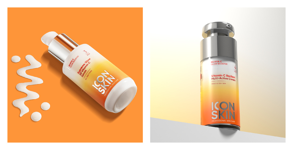 ICON SKIN Сыворотка Supreme Glow и крем Vitamin C Radiant с витамином С и ниацинамидом