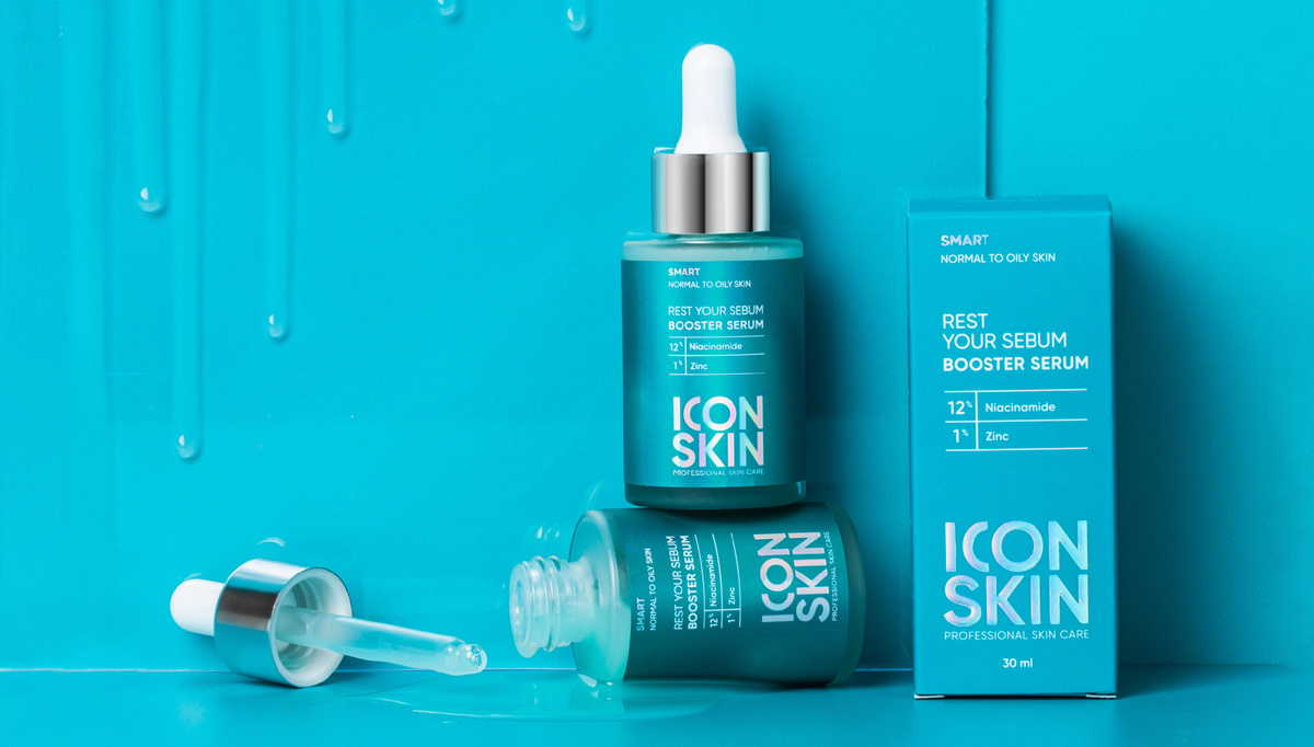 ICON SKIN Себорегулирующая сыворотка-концентрат Rest Your Sebum с 12% ниацинамида