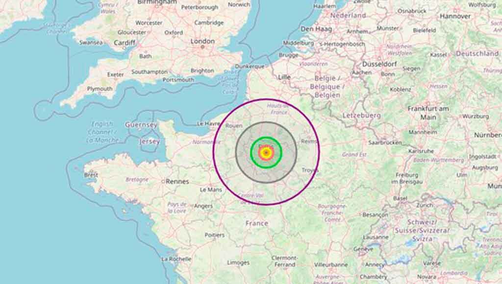 Так выглядит ущерб от падения 500-метрового астероида