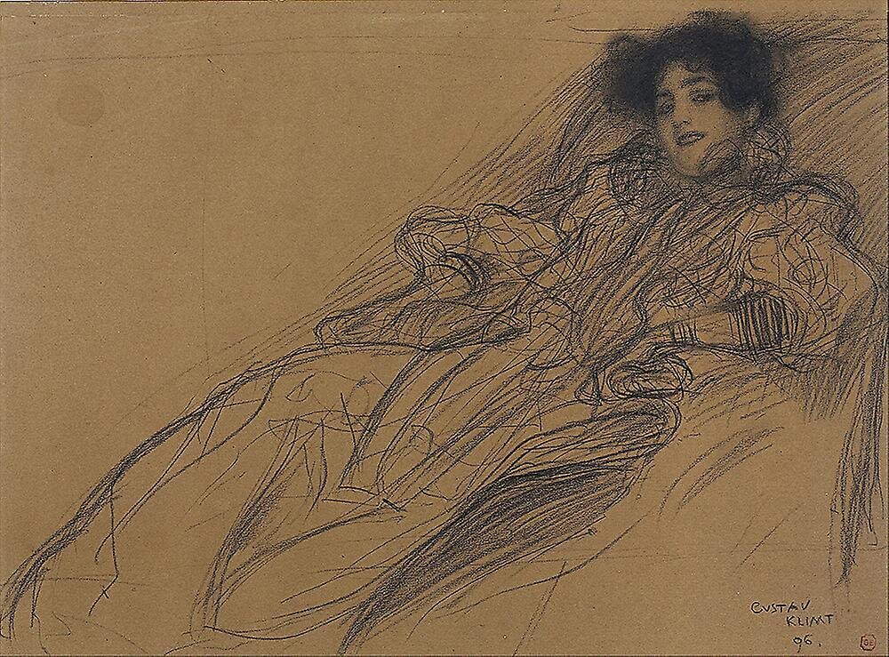 А вот набросок Густава Климта