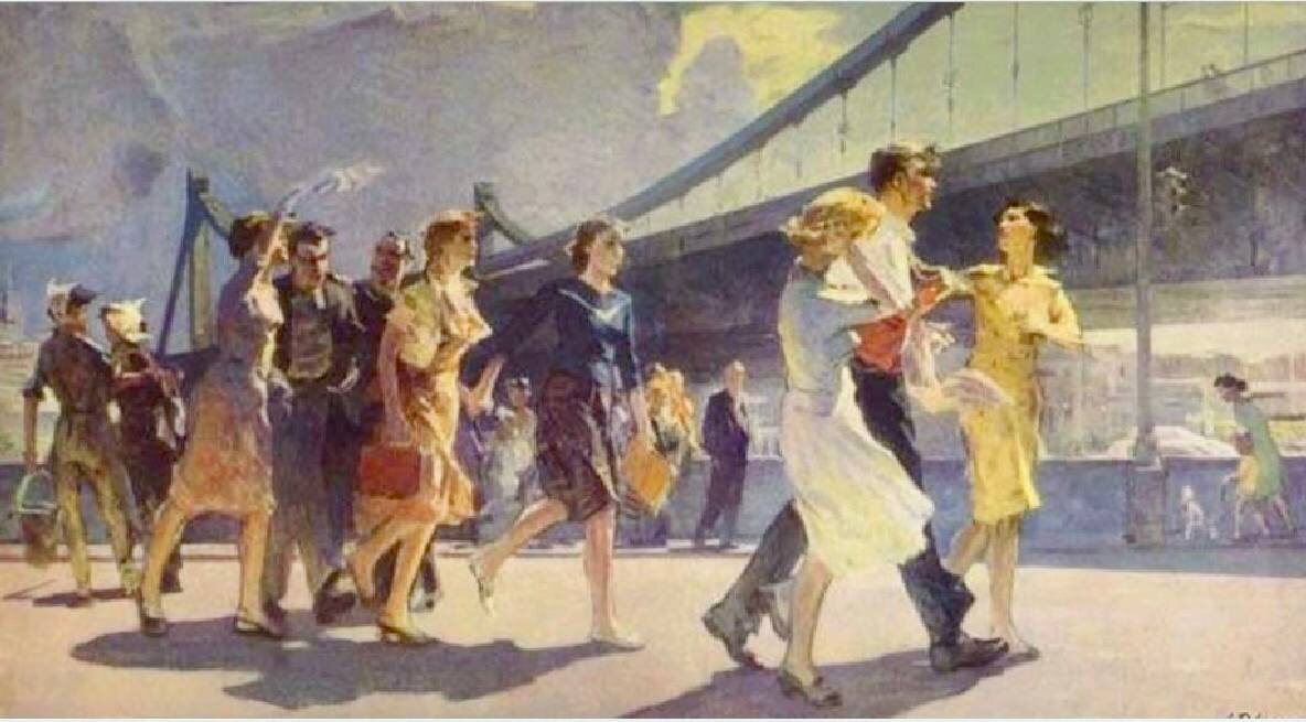 Владимир Кутилин. «В Москве». 1951