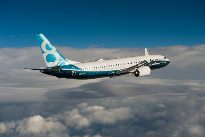 B737 MAX 8 в полете. Фото: Boeing 