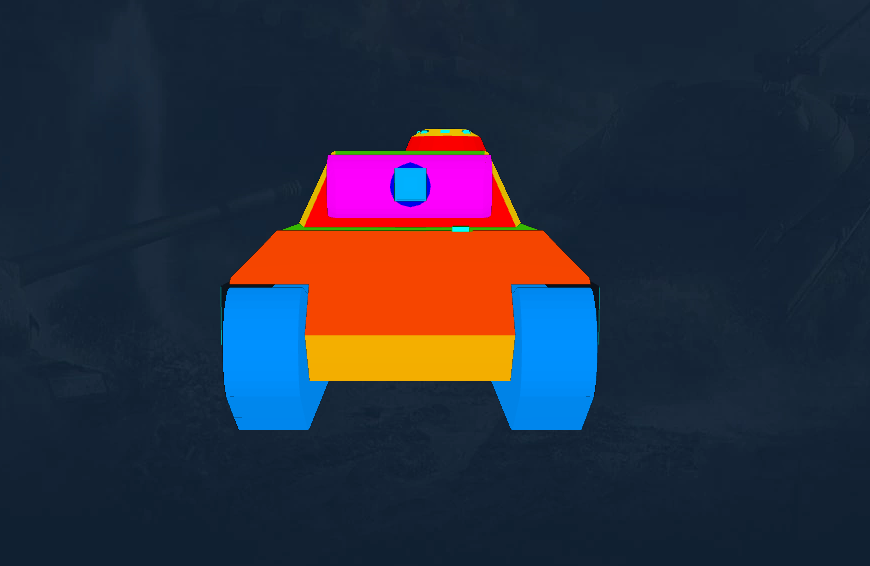 На tanks.gg, как и на сайте Armor Inspector, модели от советской пантеры нет. Поэтому я решил взять британскую, они идентичны;)