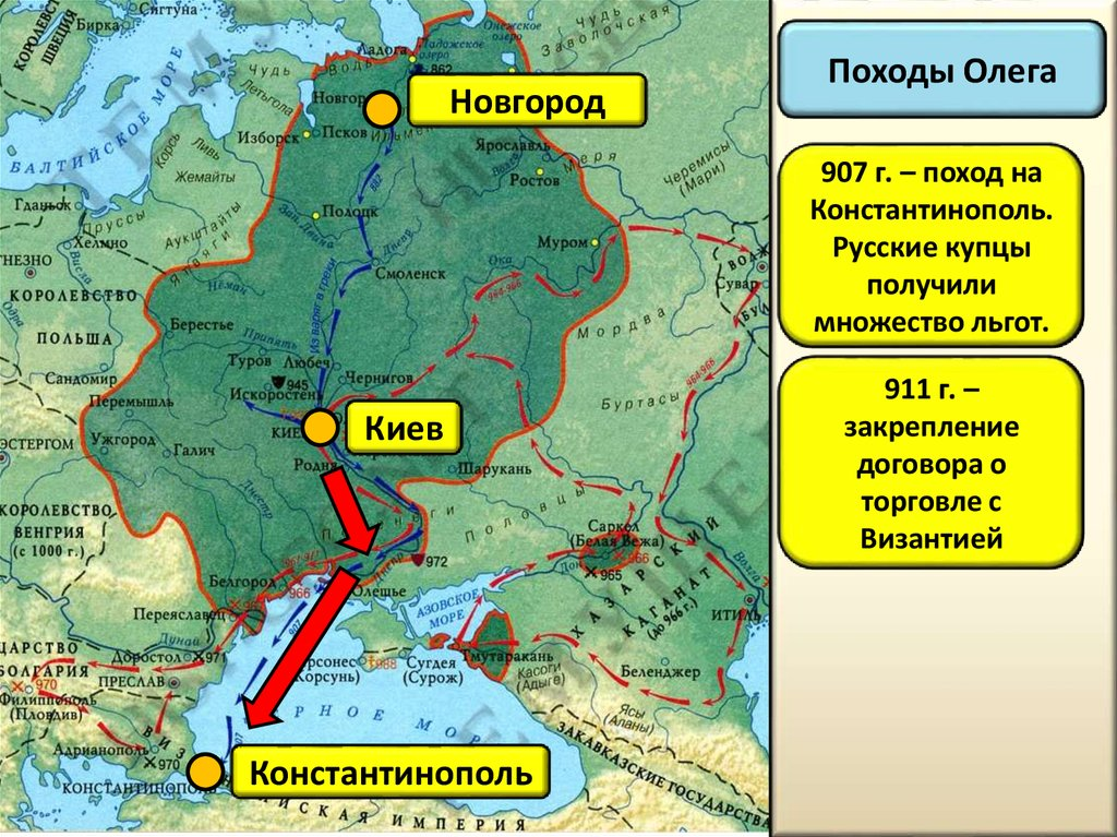 Походы Князя Олега