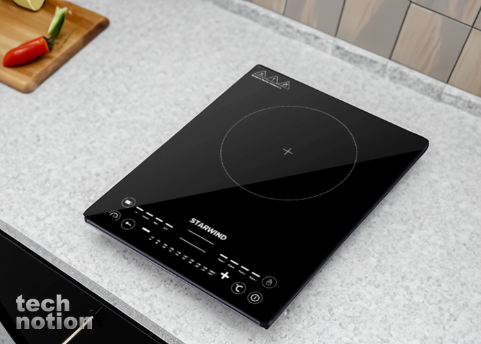 Индукционная плита Starwind ST1-1001 / Изображение: дзен-канал technotion