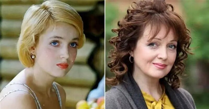 Светлана Аманова в молодости и сейчас.