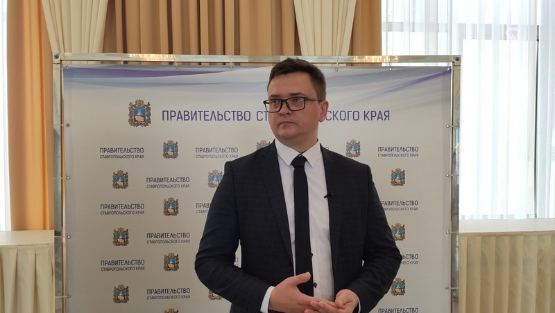    Первый замминистра экономического развития края Евгений Полькин Фото: Евгения Перцева / / ИА «Победа26»