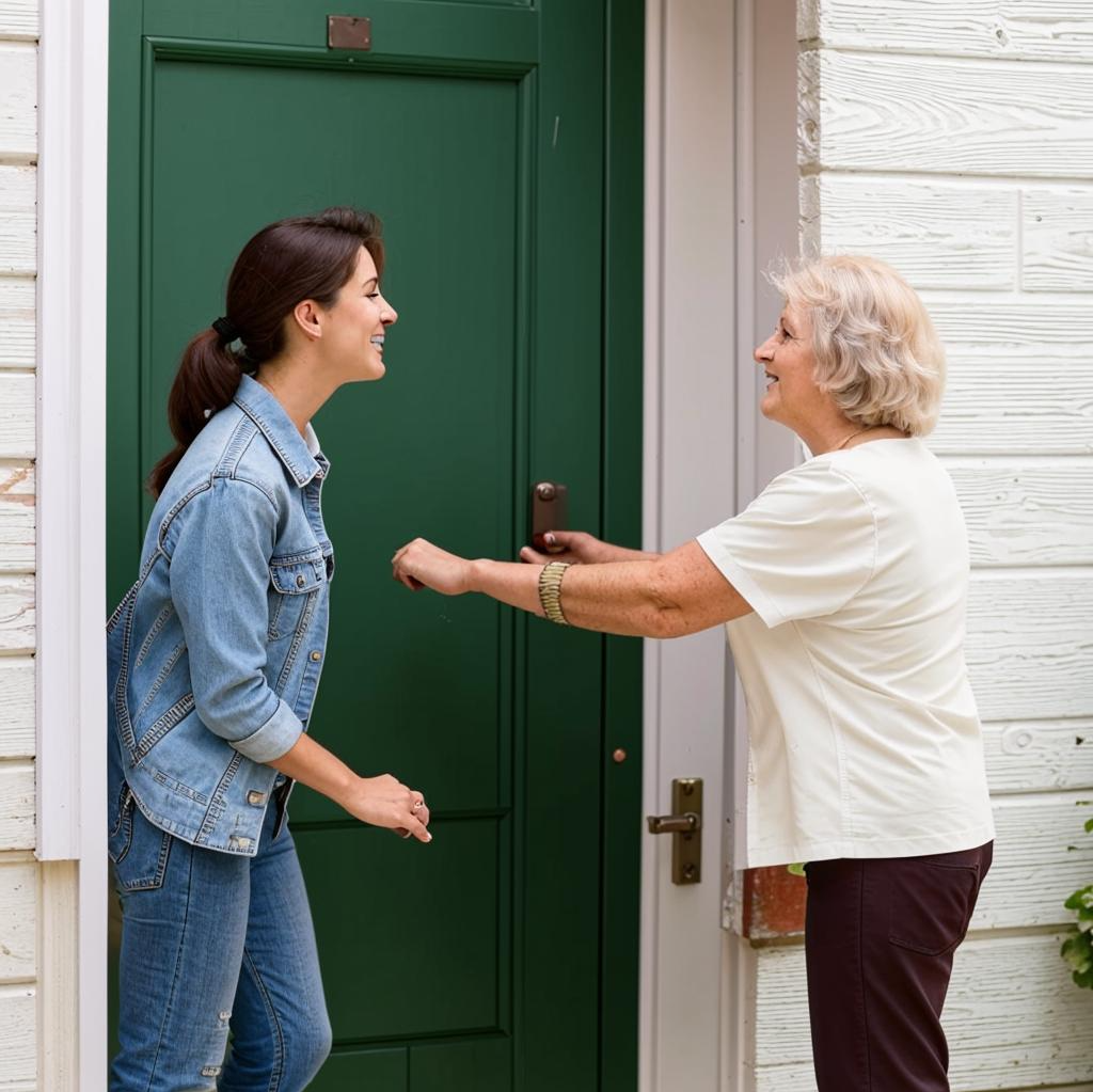 Разговор с соседкой