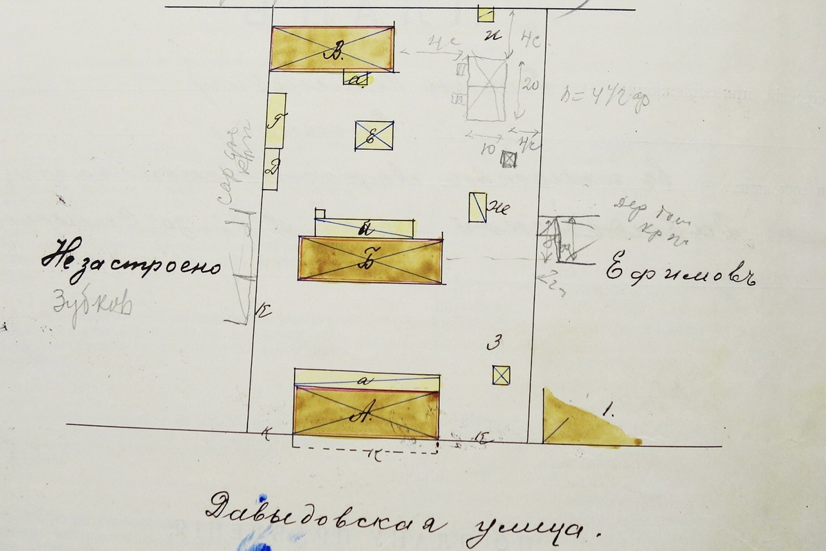 Владение Г.С. Семенова. Материалы из архива Музея районов Измайлово и Соколиная Гора. 