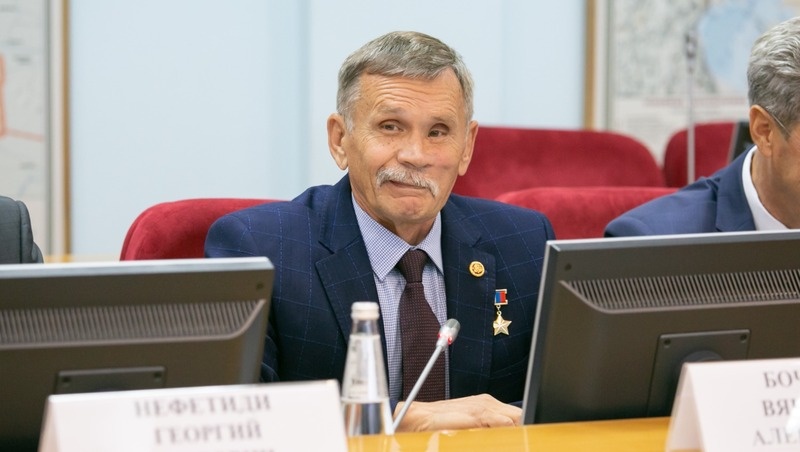    Первый заместитель секретаря Общественной палаты Российской Федерации, Герой России Вячеслав Бочаров Фото: Валерия Алтухова / / ИА «Победа26»