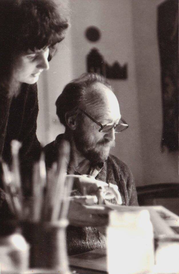 Ольга Евгеньевна и Евгений Григорьевич Монины, 1987г.