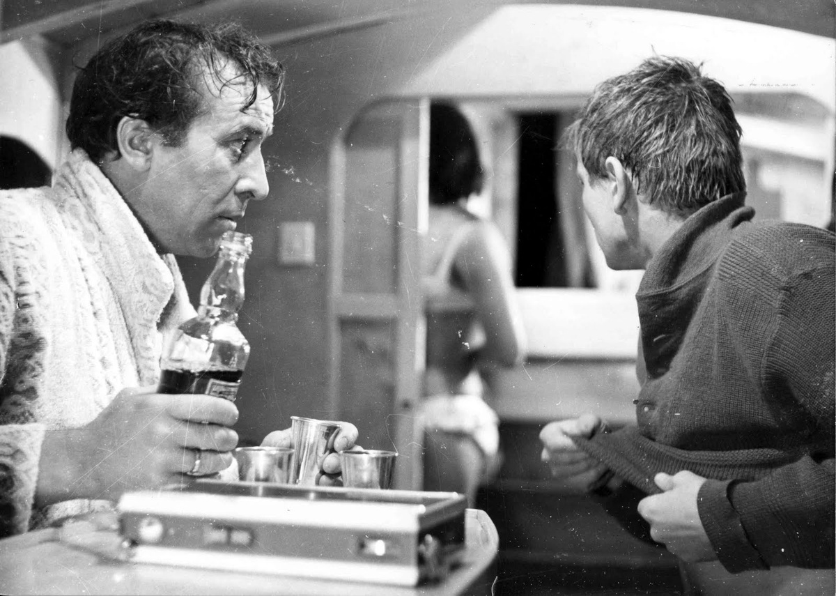 Кадр из фильма "Нож в воде" (1962)