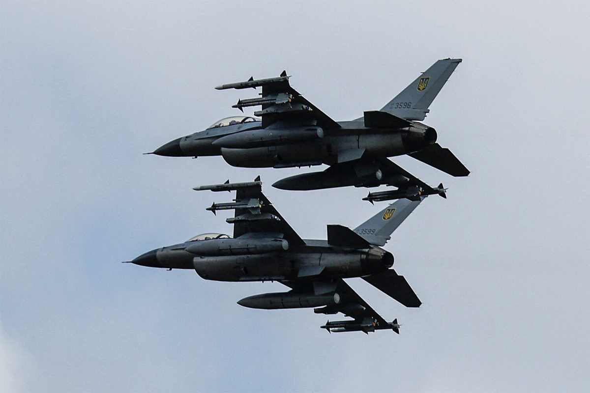 Истребители F-16 на Украине, 4 августа 2024 года    📷