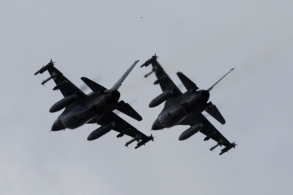 Истребители F-16 на Украине, 4 августа 2024 года    📷