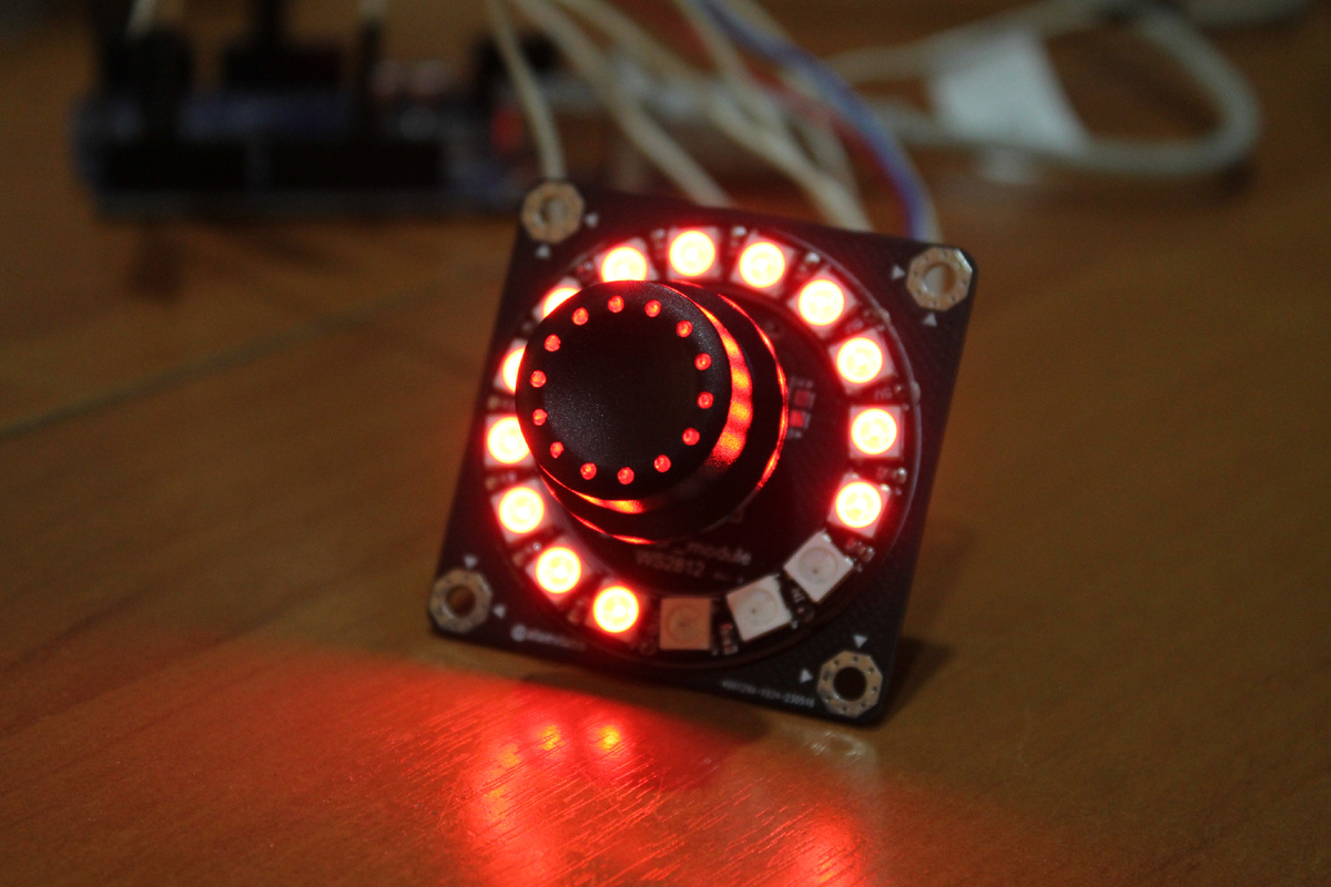 Модуль индикации и управления энкодером