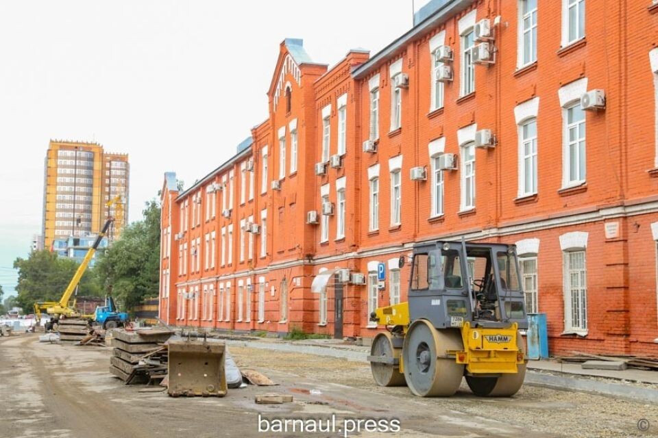    Реконструкция теплосети на Партизанской. Источник: barnaul.org