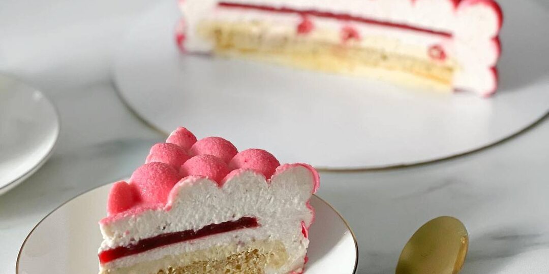 МУССОВЫЙ ТОРТ МАЛИНА ФИСТАШКА от Стаси Варкаловой 🍰