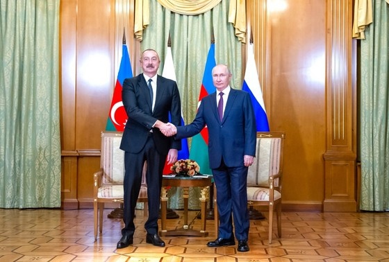    Ильхам Алиев и Владимир Путин