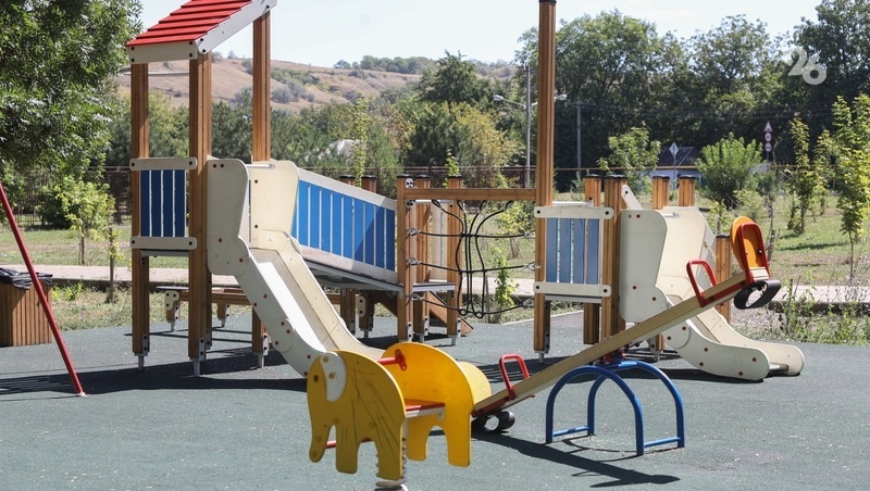   Детская площадка в Пелагиаде Фото: Дмитрий Ахмадуллин / / ИА «Победа26»