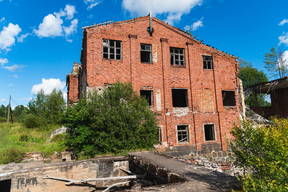 Финская бумажная фабрика в Кравцово