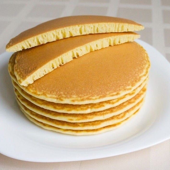 Панкейки в разрезе.