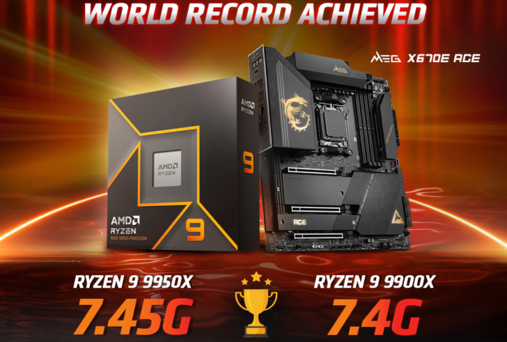    Новые процессоры Ryzen 9 разогнали до рекордных частот