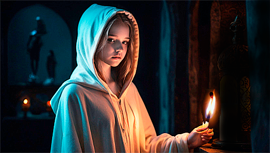 Оказия при лучине