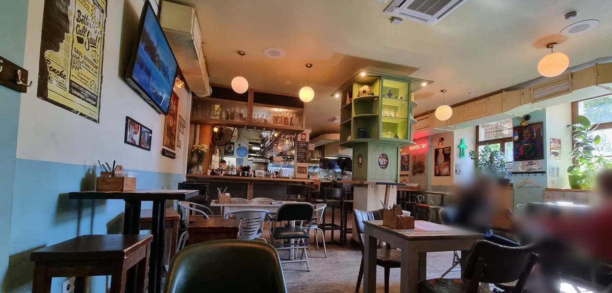 "Широкую на широкую", интерьер