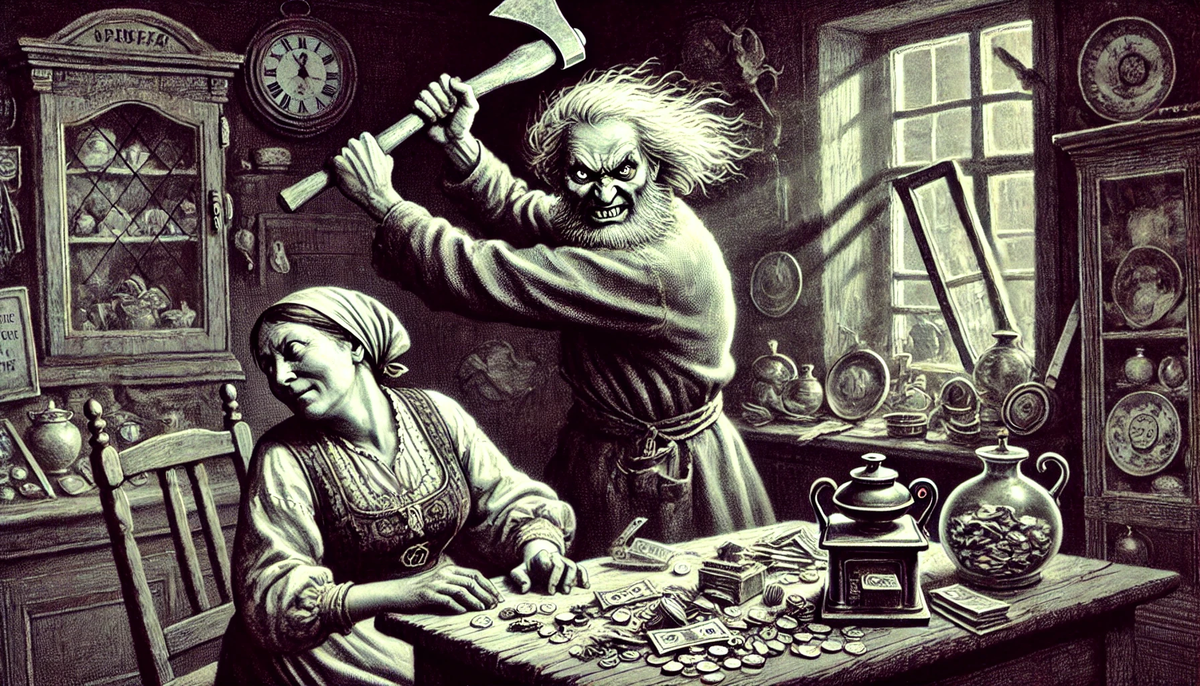 Момент убийства старухи-процентщицы